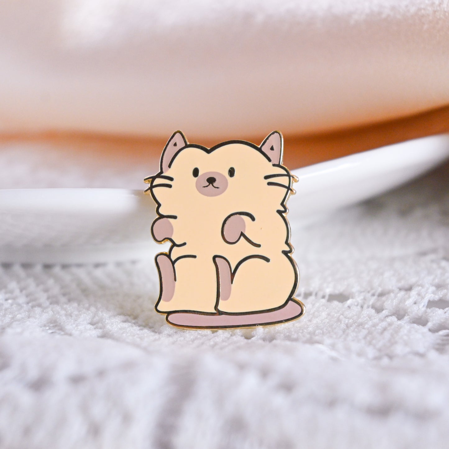 Siamese Cat Enamel Pin