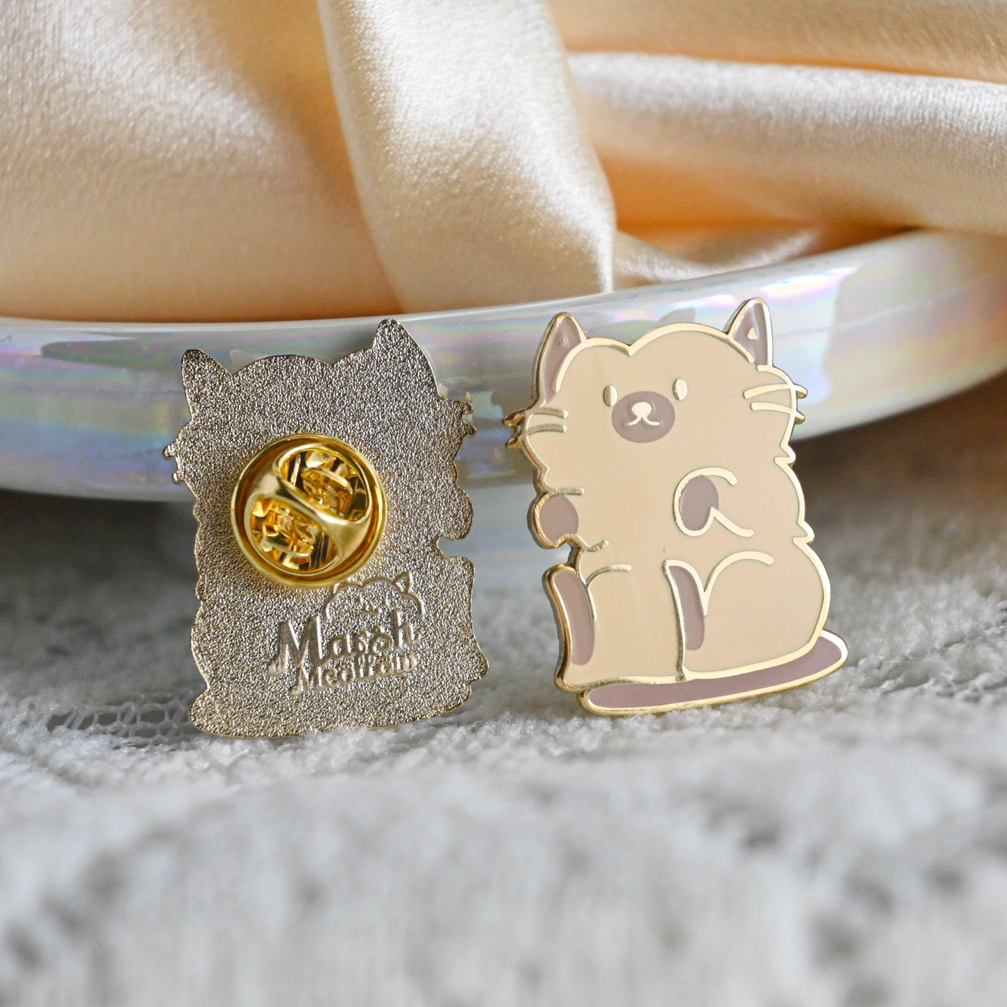 Siamese Cat Enamel Pin