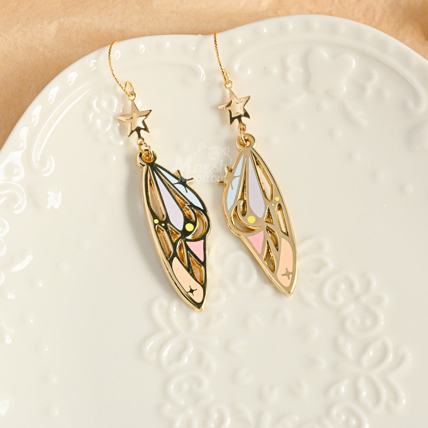 Celestial Butterfly Wing Earrings