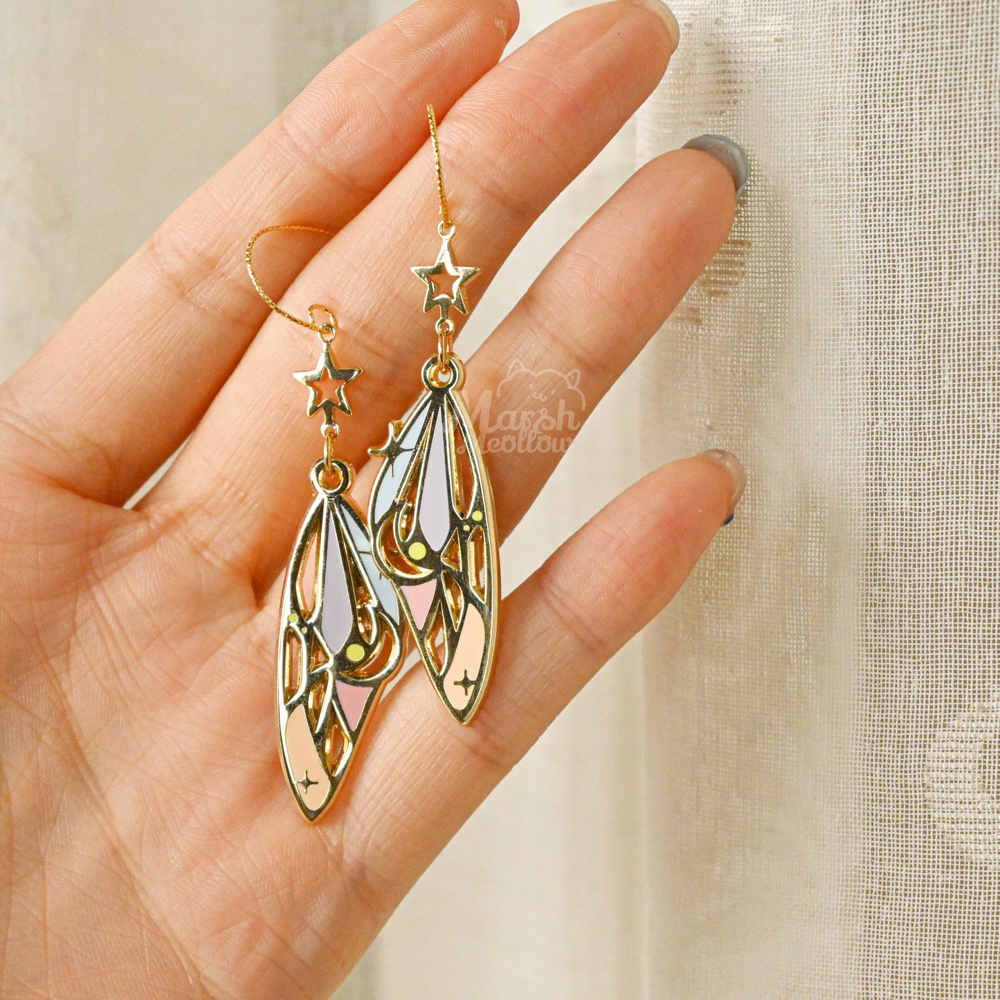 Celestial Butterfly Wing Earrings