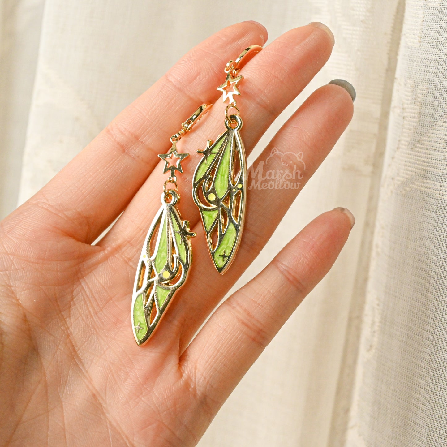 Celestial Butterfly Wing Earrings