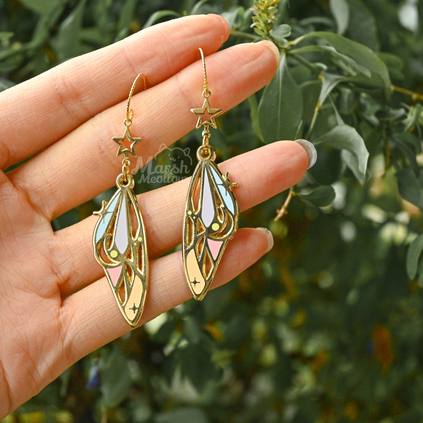 Celestial Butterfly Wing Earrings