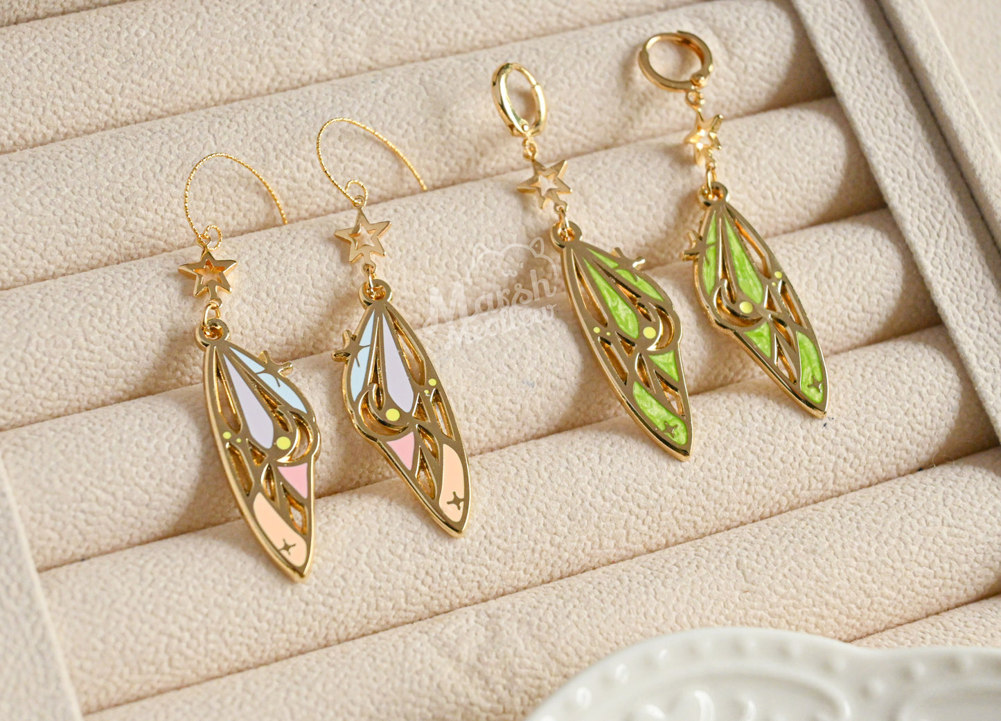 Celestial Butterfly Wing Earrings