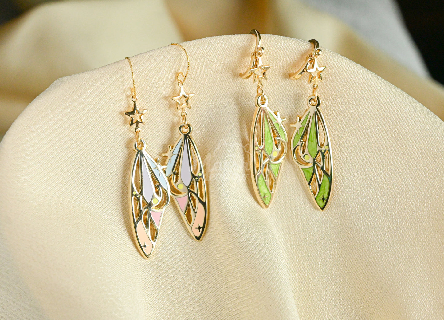 Celestial Butterfly Wing Earrings